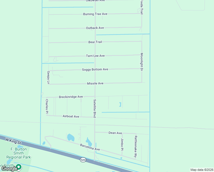 map of restaurants, bars, coffee shops, grocery stores, and more near 6740 Missile Avenue in Cocoa