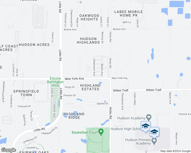 map of restaurants, bars, coffee shops, grocery stores, and more near 9822 Solva Lane in Hudson