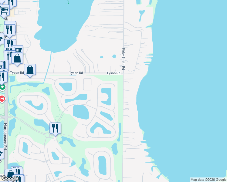 map of restaurants, bars, coffee shops, grocery stores, and more near 12809 Oulton Circle in Orlando