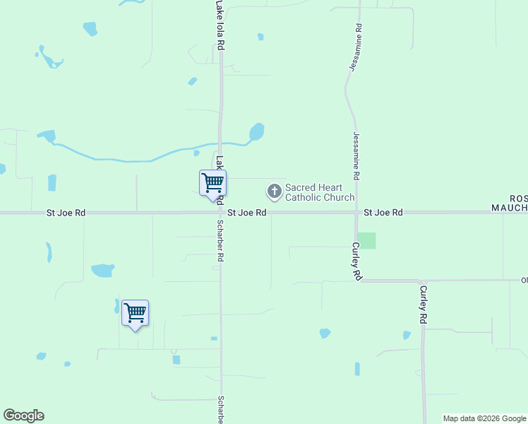 map of restaurants, bars, coffee shops, grocery stores, and more near 32201 Saint Joe Road in Dade City