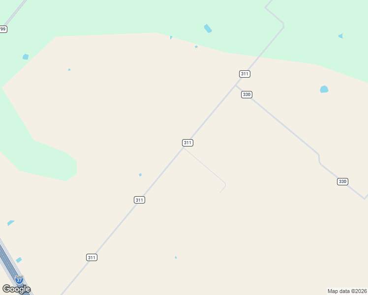 map of restaurants, bars, coffee shops, grocery stores, and more near 260 County Road 311 in George West