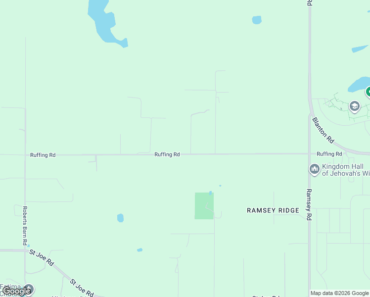 map of restaurants, bars, coffee shops, grocery stores, and more near 35339 Ruffing Road in Dade City