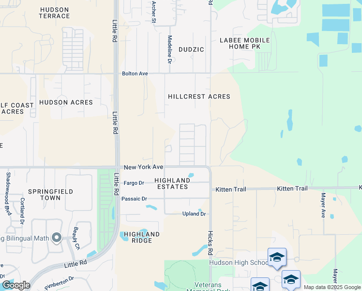 map of restaurants, bars, coffee shops, grocery stores, and more near 15127 Johansson Ave in Hudson
