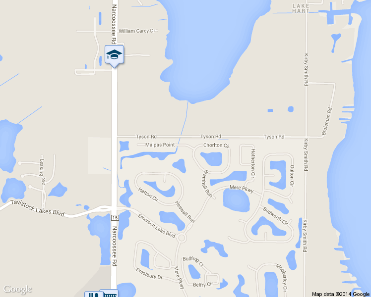 map of restaurants, bars, coffee shops, grocery stores, and more near 10330 Malpas Point in Orlando