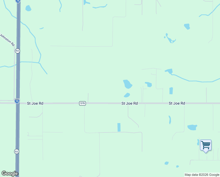 map of restaurants, bars, coffee shops, grocery stores, and more near 30833 Saint Joe Road in Dade City