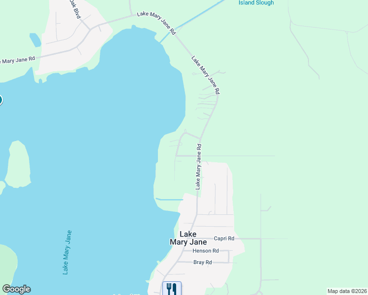 map of restaurants, bars, coffee shops, grocery stores, and more near 12854 Lake Mary Jane Road in Orlando