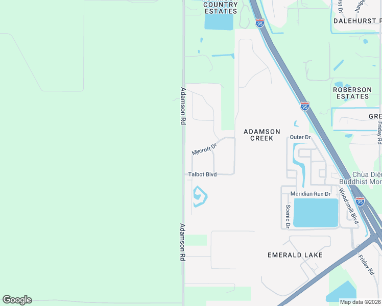 map of restaurants, bars, coffee shops, grocery stores, and more near 1358 Mycroft Drive in Cocoa