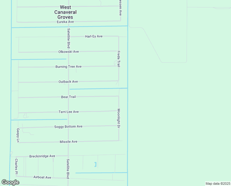 map of restaurants, bars, coffee shops, grocery stores, and more near 6652 Bear Trail in Cocoa