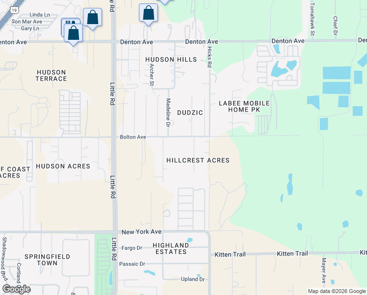 map of restaurants, bars, coffee shops, grocery stores, and more near 15411 Mornay Drive in Hudson