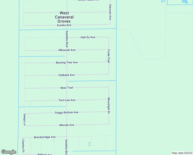 map of restaurants, bars, coffee shops, grocery stores, and more near 6695 Outback Avenue in Cocoa