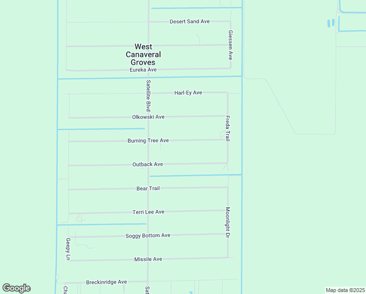 map of restaurants, bars, coffee shops, grocery stores, and more near 6737 Burning Tree Avenue in Cocoa