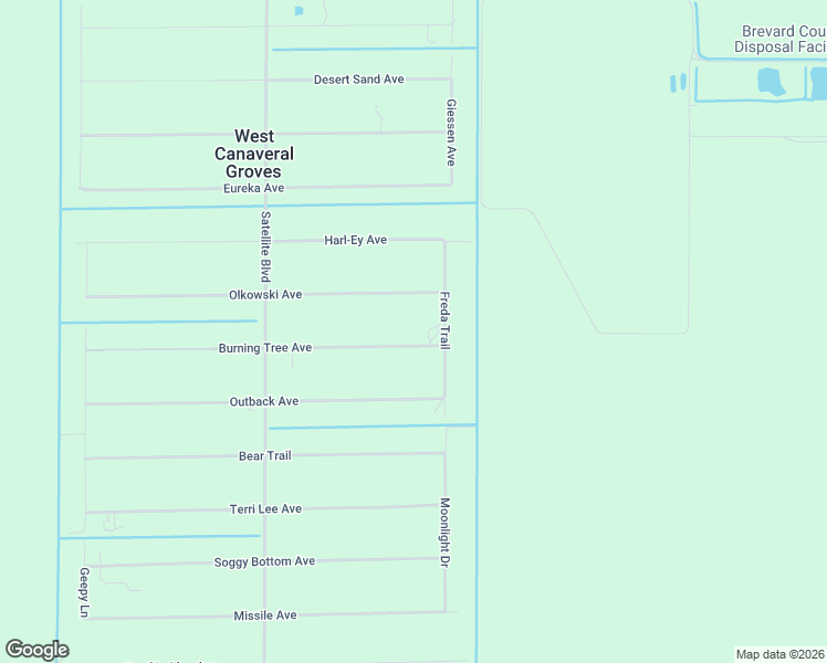 map of restaurants, bars, coffee shops, grocery stores, and more near 6676 Burning Tree Avenue in Cocoa