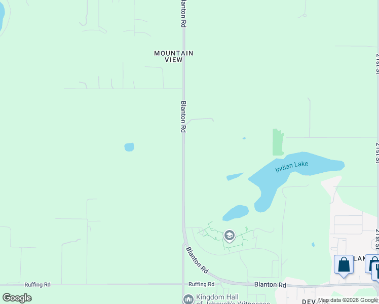 map of restaurants, bars, coffee shops, grocery stores, and more near 36653 Blanton Road in Dade City