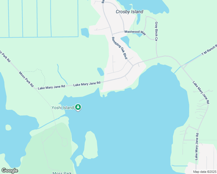 map of restaurants, bars, coffee shops, grocery stores, and more near 13714 Lake Mary Jane Road in Orlando