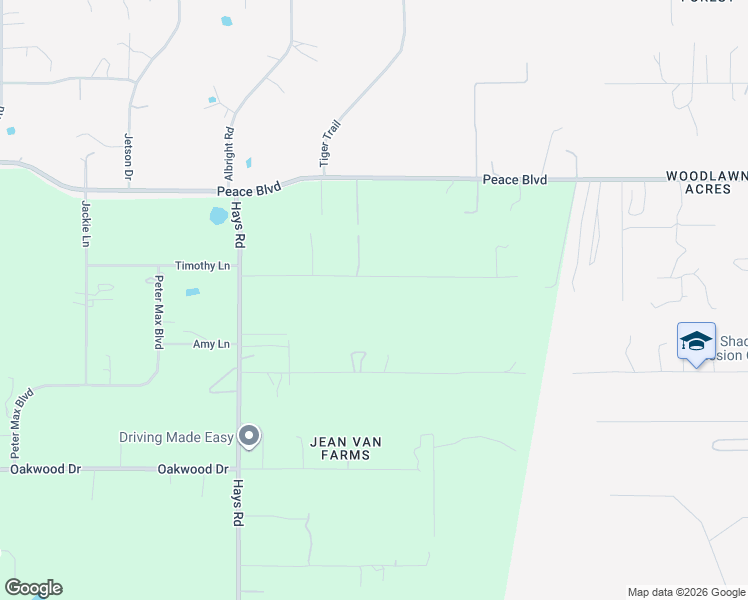 map of restaurants, bars, coffee shops, grocery stores, and more near 14800 Elmont Avenue in Spring Hill