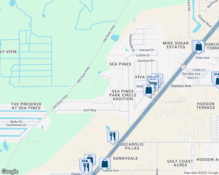 map of restaurants, bars, coffee shops, grocery stores, and more near 15943 Kemper Drive in Hudson