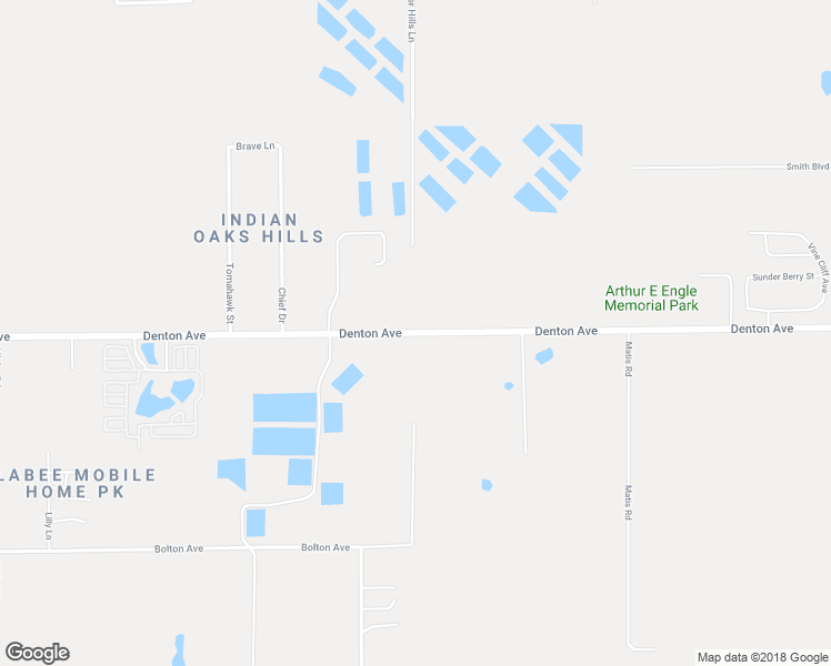 map of restaurants, bars, coffee shops, grocery stores, and more near Denton Avenue in Hudson