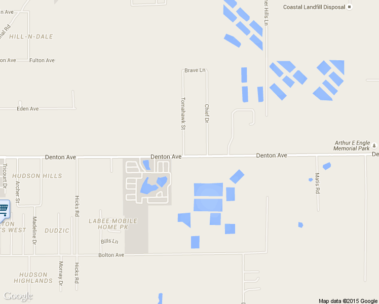 map of restaurants, bars, coffee shops, grocery stores, and more near 10543 Denton Avenue in Hudson