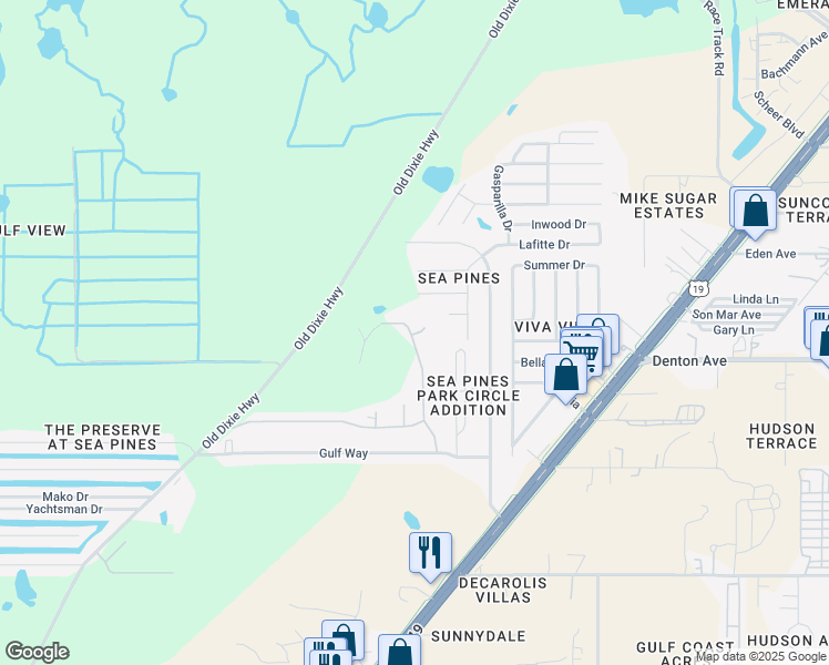 map of restaurants, bars, coffee shops, grocery stores, and more near 8304 Ardmore Place in Hudson