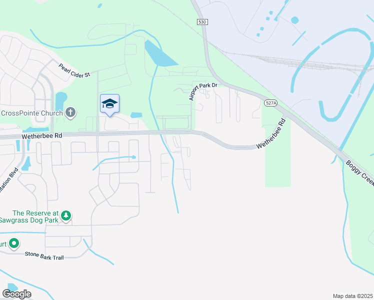 map of restaurants, bars, coffee shops, grocery stores, and more near 4488 East Wetherbee Road in Orlando