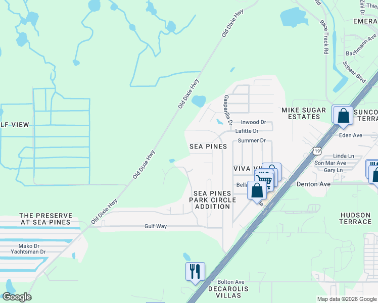 map of restaurants, bars, coffee shops, grocery stores, and more near 8313 Needles Drive in Hudson