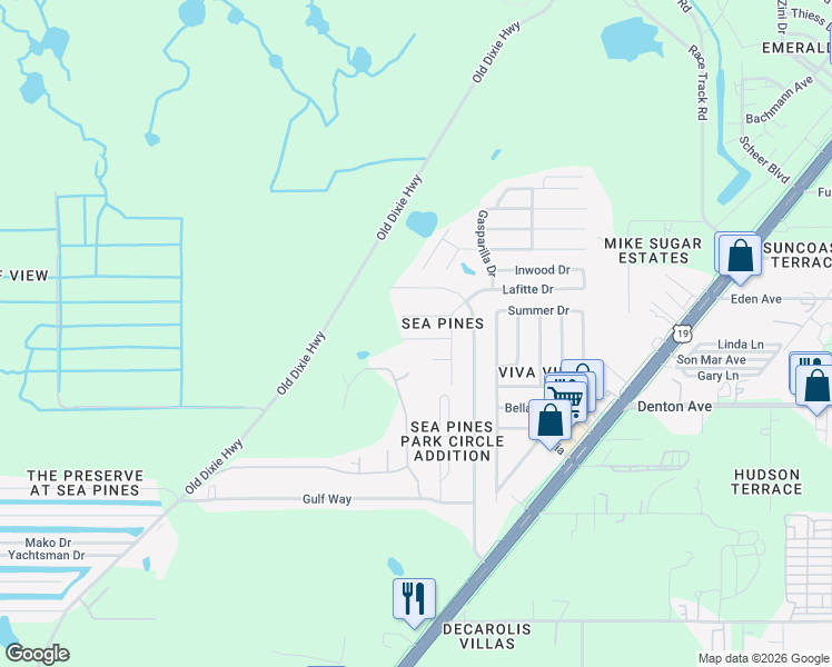 map of restaurants, bars, coffee shops, grocery stores, and more near 8313 Needles Drive in Hudson