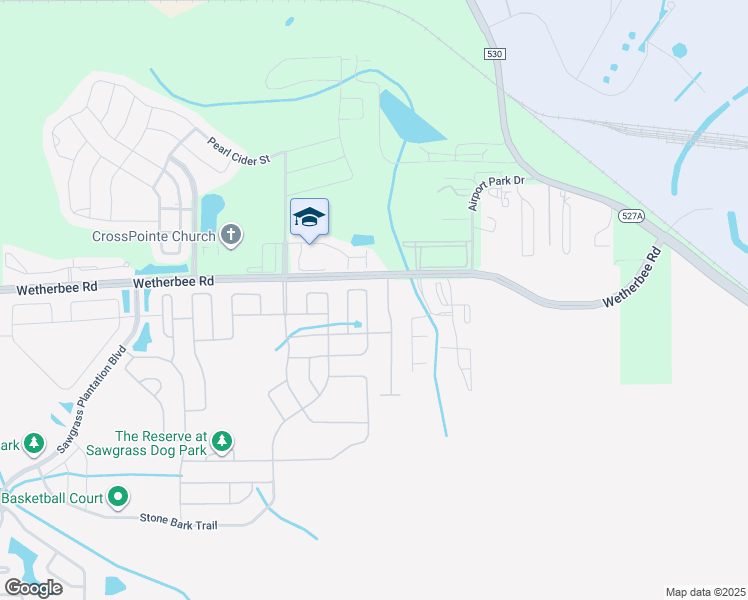 map of restaurants, bars, coffee shops, grocery stores, and more near 4226 Cypress Glades Lane in Orlando