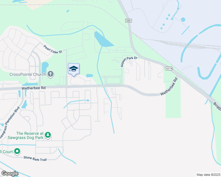 map of restaurants, bars, coffee shops, grocery stores, and more near 4402 East Wetherbee Road in Orlando