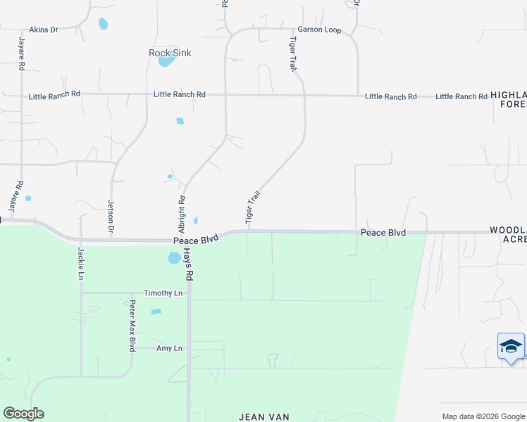 map of restaurants, bars, coffee shops, grocery stores, and more near 16212 Tiger Trail in Spring Hill
