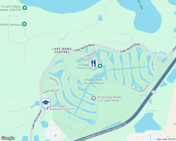 map of restaurants, bars, coffee shops, grocery stores, and more near 8441 Insular Lane in Orlando