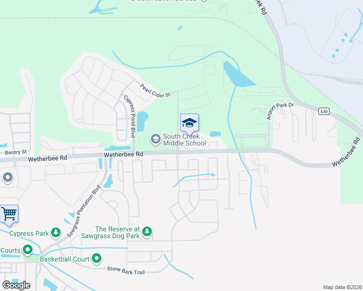 map of restaurants, bars, coffee shops, grocery stores, and more near 10544 salt grove in Orlando