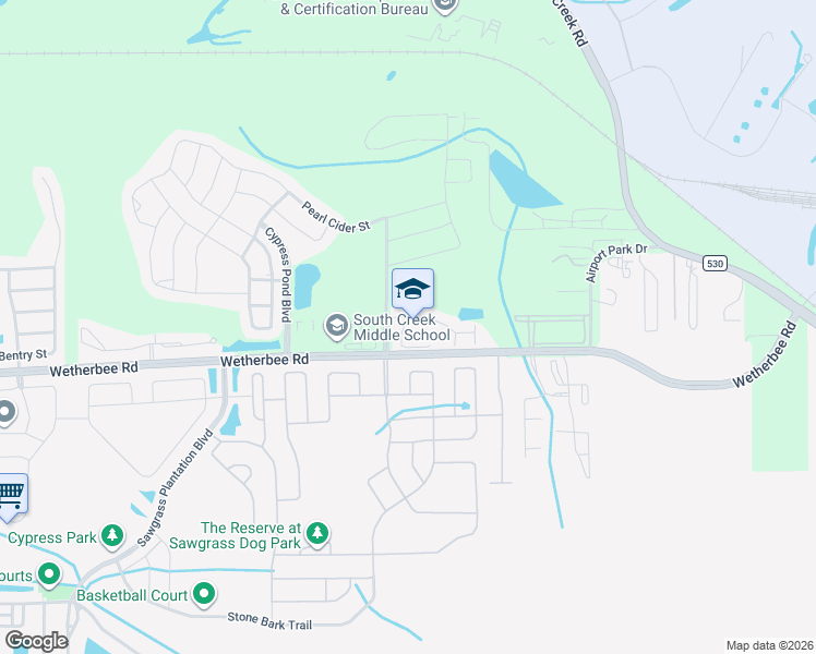 map of restaurants, bars, coffee shops, grocery stores, and more near 4055 Wetherbee Road in Orlando