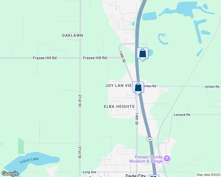 map of restaurants, bars, coffee shops, grocery stores, and more near 37241 Orangedale Avenue in Dade City