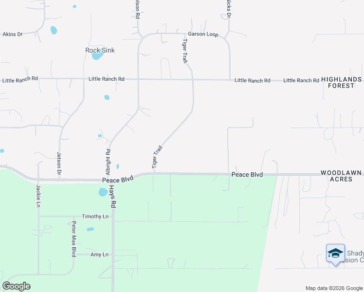 map of restaurants, bars, coffee shops, grocery stores, and more near 16212 Tiger Trail in Spring Hill
