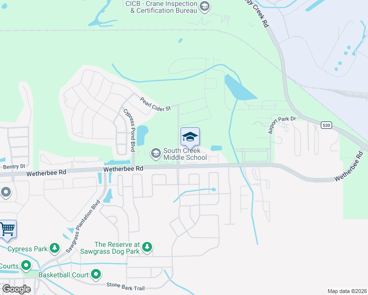 map of restaurants, bars, coffee shops, grocery stores, and more near 4055 Wetherbee Road in Orlando
