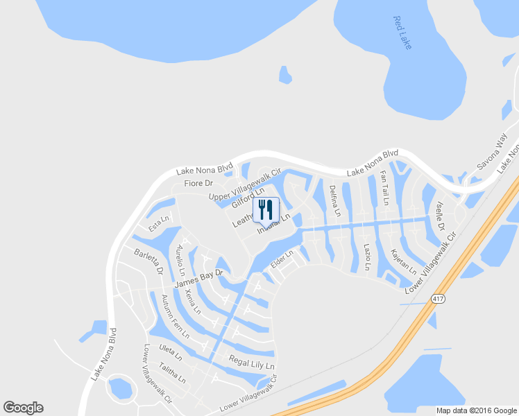 map of restaurants, bars, coffee shops, grocery stores, and more near 11865 Nautica Drive in Orlando