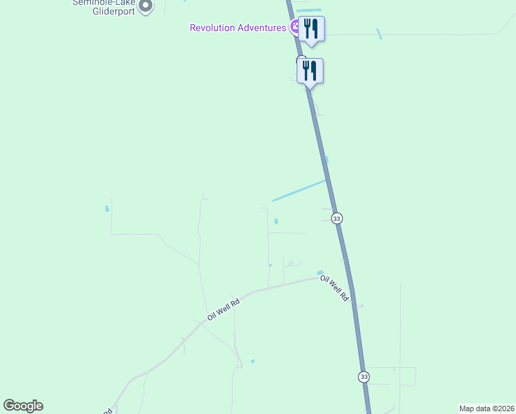 map of restaurants, bars, coffee shops, grocery stores, and more near 3241 Havana Road in Clermont