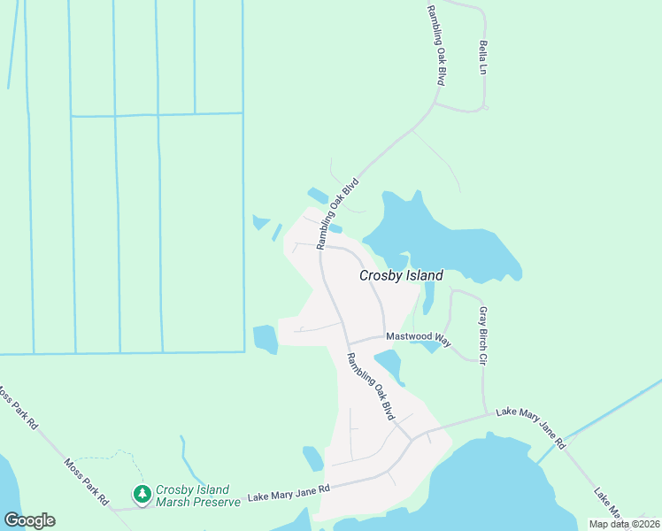 map of restaurants, bars, coffee shops, grocery stores, and more near 12025 Rambling Oak Boulevard in Orlando