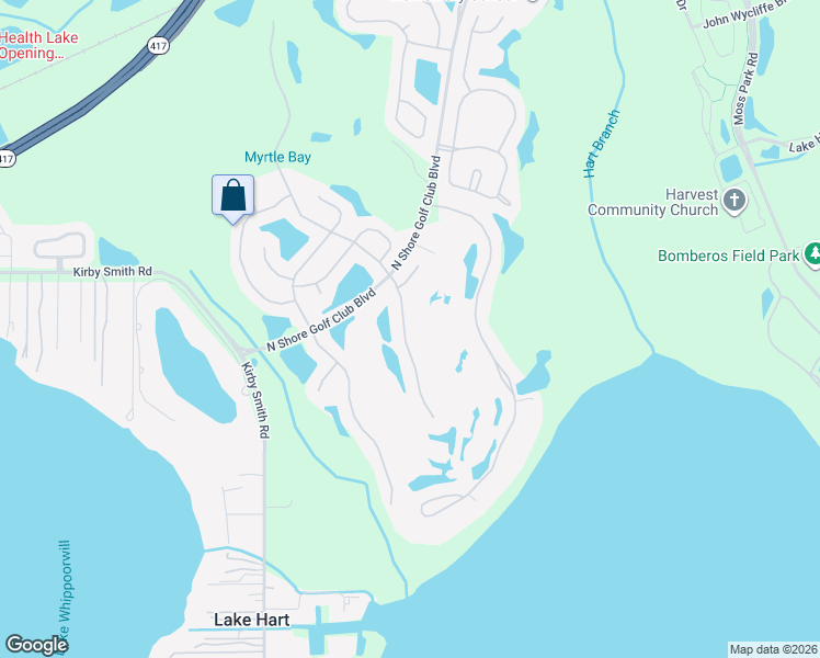map of restaurants, bars, coffee shops, grocery stores, and more near 9867 Marsh Pointe Drive in Orlando