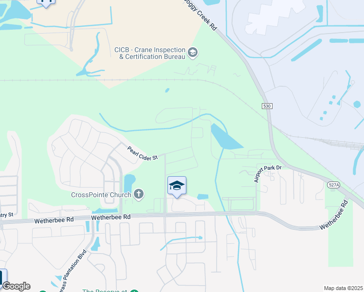 map of restaurants, bars, coffee shops, grocery stores, and more near 2550 Pearl Cider Street in Orlando