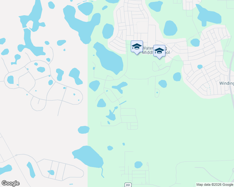map of restaurants, bars, coffee shops, grocery stores, and more near 16000 Water Spring Boulevard in Winter Garden