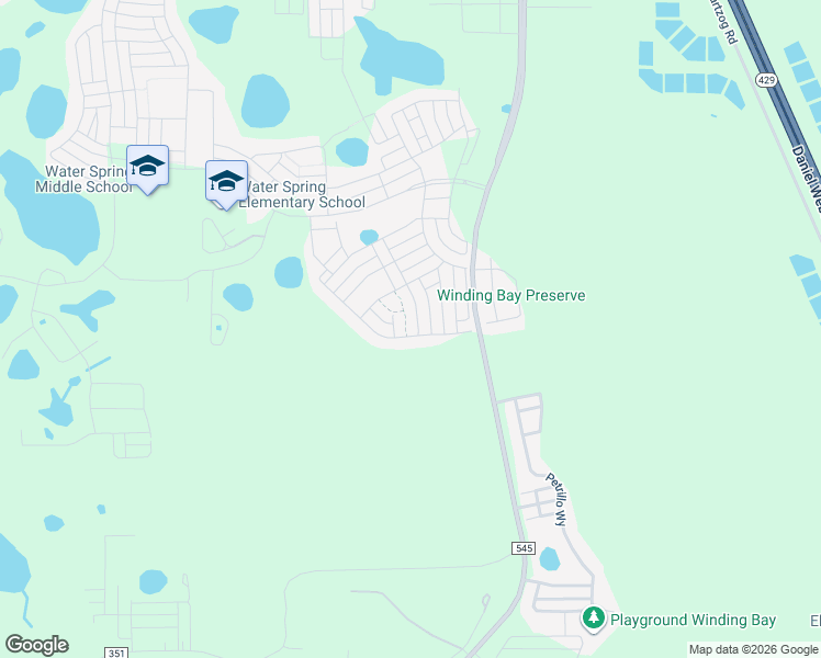 map of restaurants, bars, coffee shops, grocery stores, and more near 11060 Silver Surfer Alley in Winter Garden