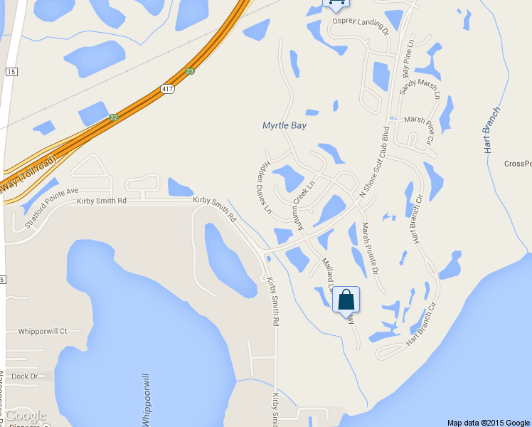 map of restaurants, bars, coffee shops, grocery stores, and more near 10107 Hidden Dunes Lane in Orlando