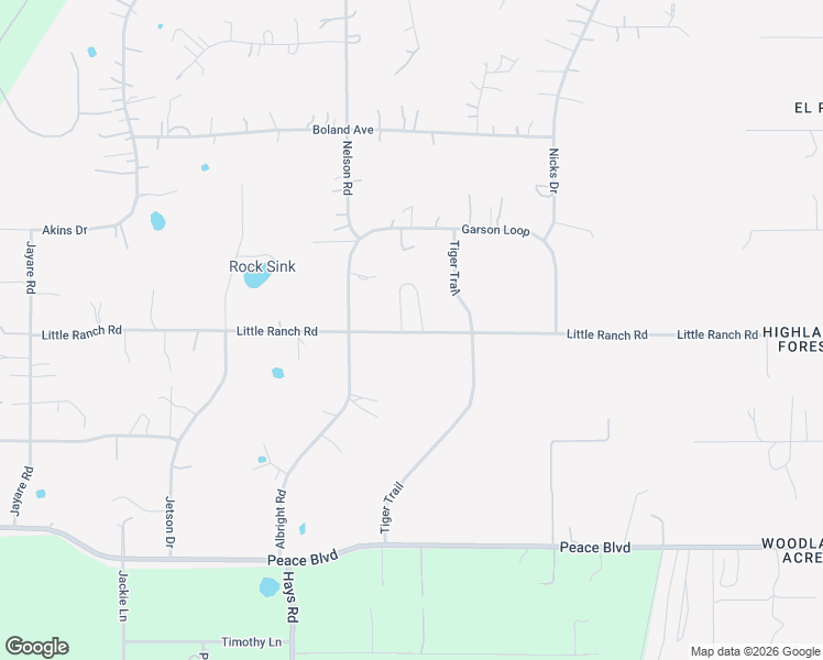 map of restaurants, bars, coffee shops, grocery stores, and more near 14831 Little Ranch Road in Spring Hill
