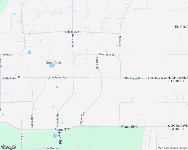 map of restaurants, bars, coffee shops, grocery stores, and more near 14831 Little Ranch Road in Spring Hill