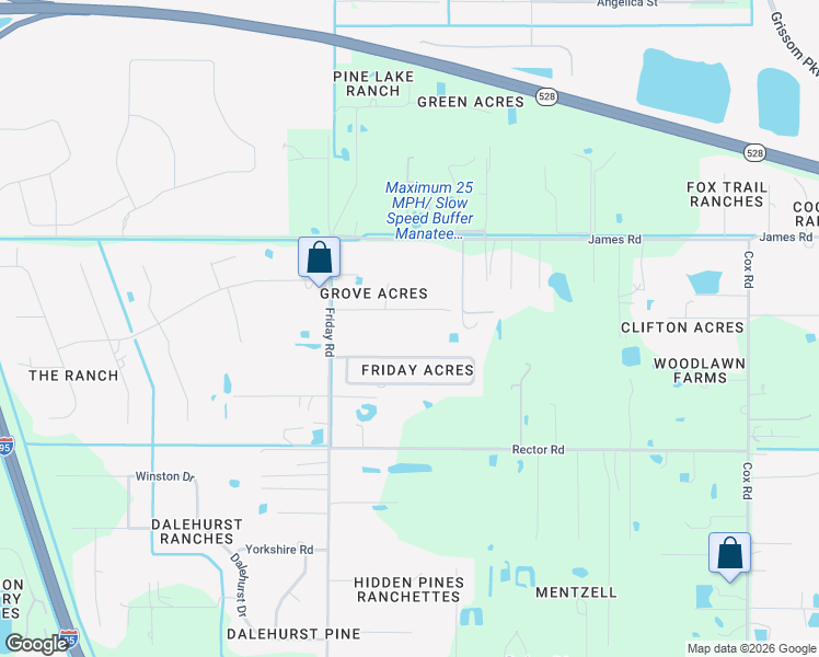 map of restaurants, bars, coffee shops, grocery stores, and more near 4619 Janet Road in Cocoa