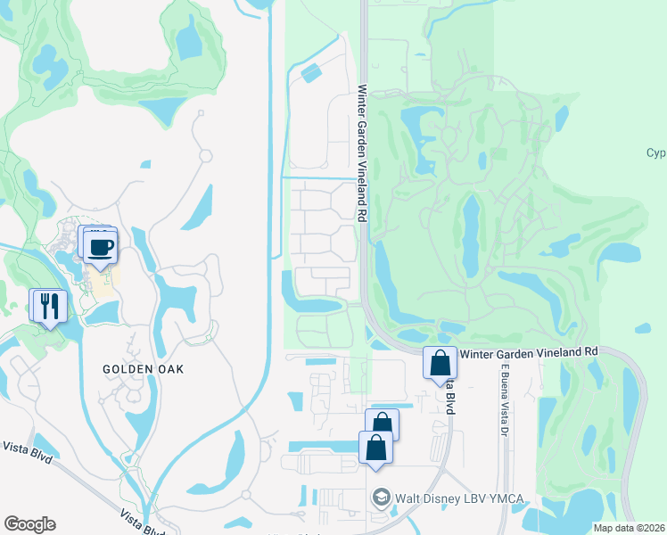 map of restaurants, bars, coffee shops, grocery stores, and more near 10748 Hobbit Circle in Orlando