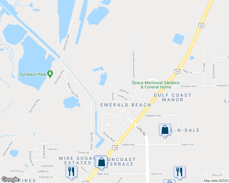 map of restaurants, bars, coffee shops, grocery stores, and more near 9223 Wood Drive in Hudson