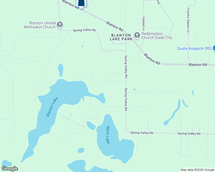map of restaurants, bars, coffee shops, grocery stores, and more near 34710 Clayton Road in Dade City