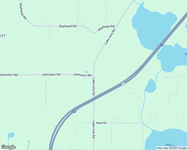 map of restaurants, bars, coffee shops, grocery stores, and more near 30301 Johnston Road in Dade City